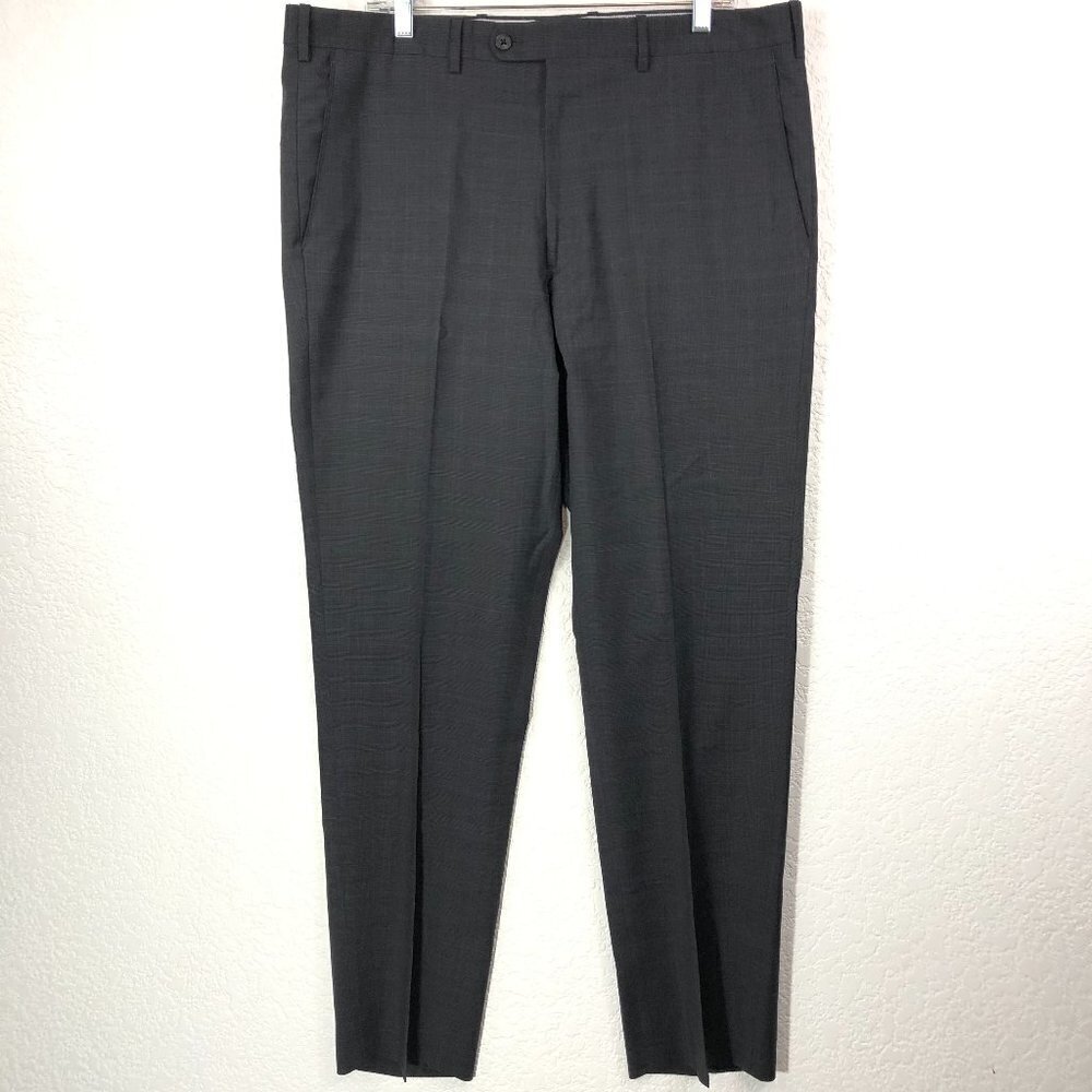 JB Britches Gray And Blue Made in Italy Dress Pants Size 36R